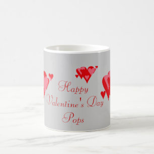 Taza De Café Estallidos felices del el día de San Valentín