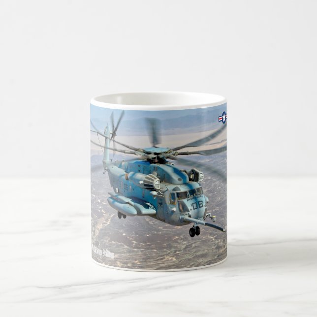 TAZA DE CAFÉ ESTALLION SUPER CH-53E (Centro)