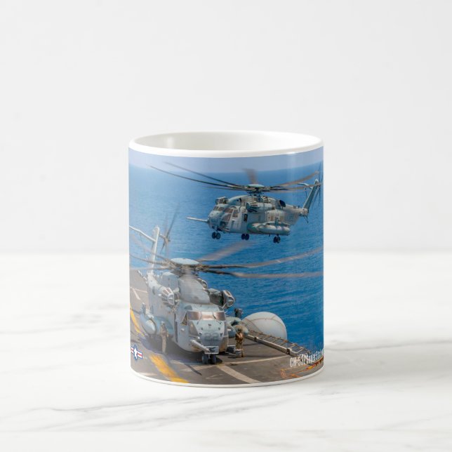 TAZA DE CAFÉ ESTALLION SUPER CH-53E (Centro)