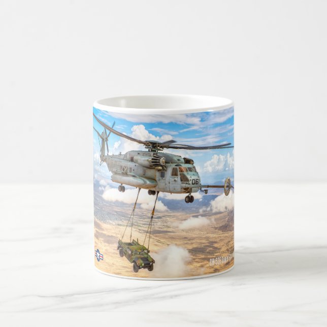 TAZA DE CAFÉ ESTALLION SUPER CH-53E (Centro)