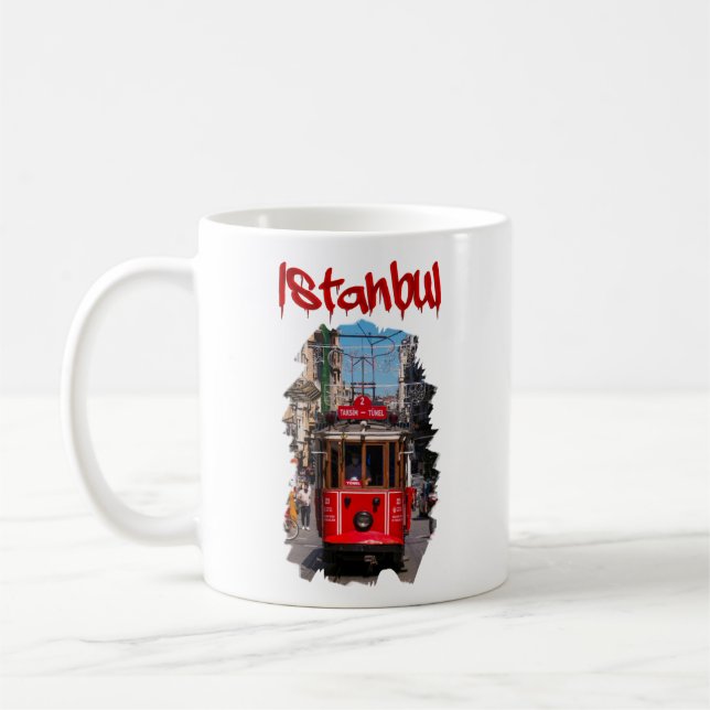 Taza De Café Estambul: Tranvía de Taksim (Izquierda)