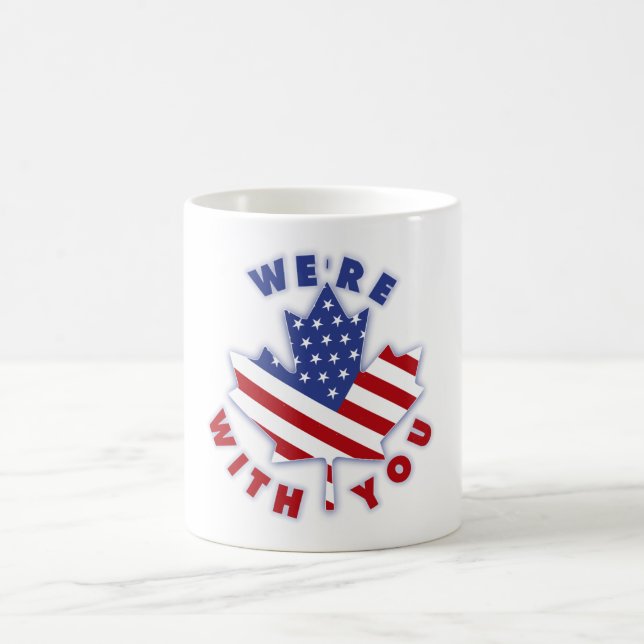 TAZA DE CAFÉ ESTAMOS CON USTEDES CAFÉ MUG (Centro)