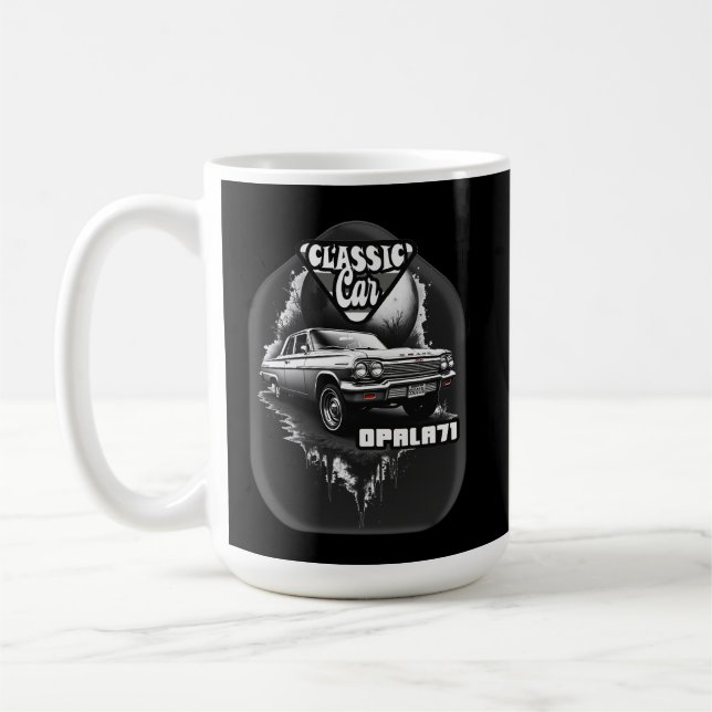 Taza De Café Estampa Carro - Classic Car Opala 71 - Caneca (Izquierda)
