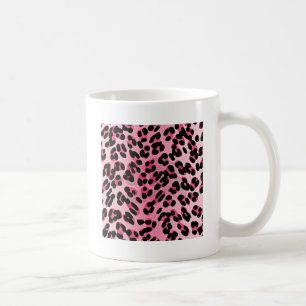 Taza De Café Estampa de Guepardo Rosa RAB Rockabilly