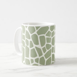 Taza De Café Estampa de jirafa verde