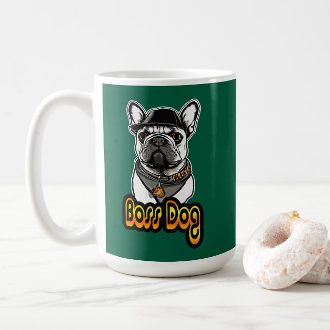 Taza De Café Estampa Hip Hop - Boss Dog - Caneca (Con donut)