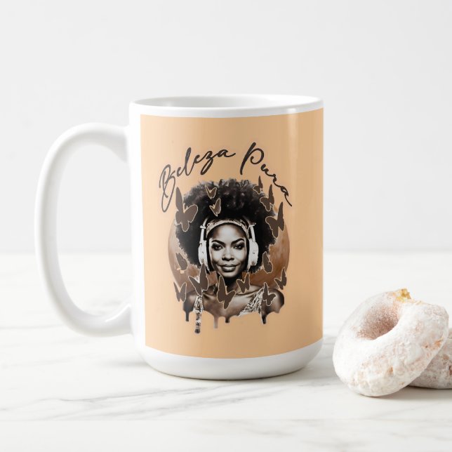 Taza De Café Estampa Moda - Pure Beauty – Caneca (Con donut)
