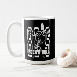 Taza De Café Estampa Rock - I Love 80s Rock’n’Roll – Caneca