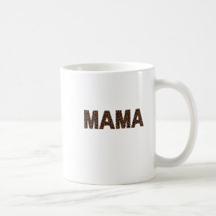 Taza De Café Estampado de leopardo mamá