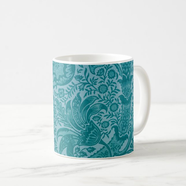 Taza De Café Estampado Indio, William Morris (Anverso derecho)