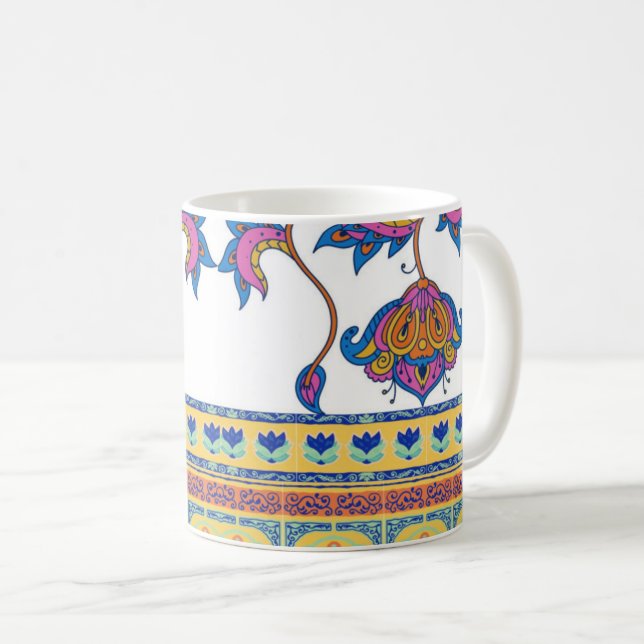 Taza De Café Estampas Indianas (Anverso derecho)
