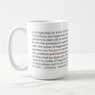 Taza De Café Estancia enfocada - vida 8D