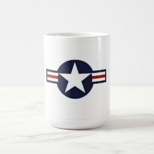 Taza De Café Estandarte de Insignia de Aeronave de la USAF de l