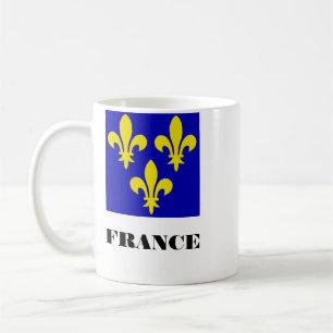Taza De Café Estandarte Real Francés Medieval Fidelidad Heráldi