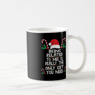Taza De Café Estando Relacionado A Mí Navidades Pajama Family X