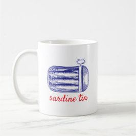 Taza De Café Estaño de sardina