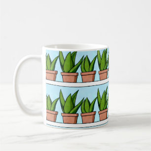 Taza De Café Estanques de Aloe Vera Plants Ai Art