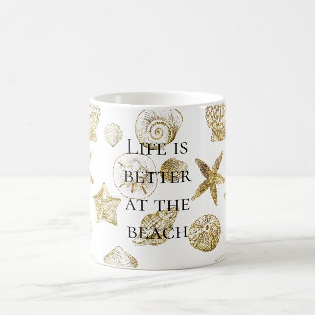 Taza De Café Estanques del Mar de Oro de Playa (Centro)