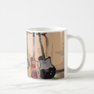 Taza De Café Estante de guitarras