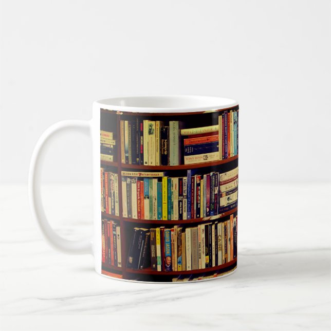 Taza De Café Estantes de bibliotecas (Izquierda)