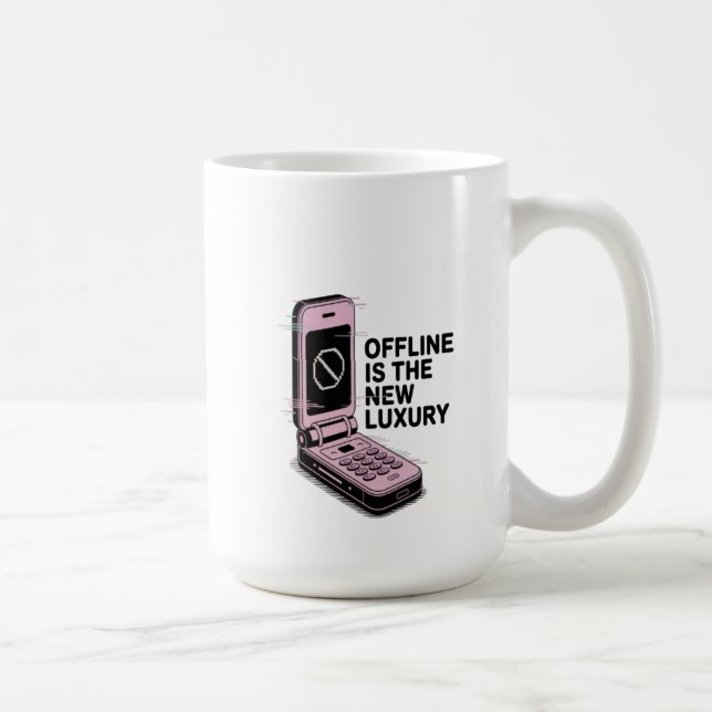 Taza De Café Estar desconectado es el nuevo lujo (Derecha)