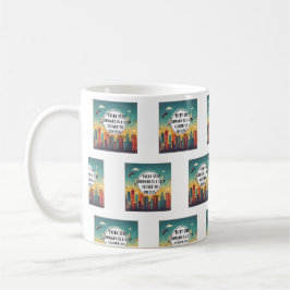 Taza De Café Estar inspirado - Diseños motivacionales y de mejo