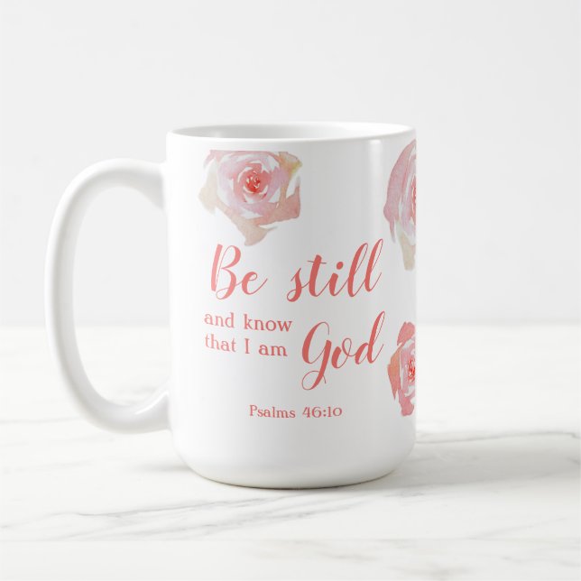 Taza De Café Estar quieto y conocer el regalo personalizado de  (Izquierda)