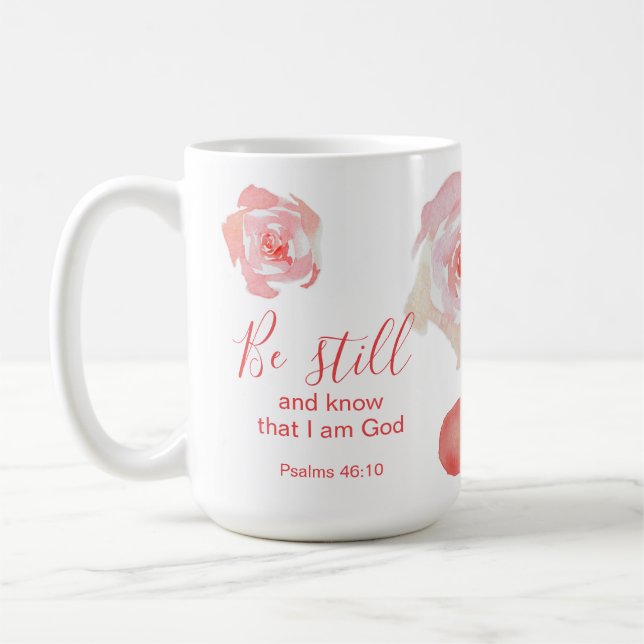 Taza De Café Estar quieto y conocer el regalo personalizado de  (Izquierda)