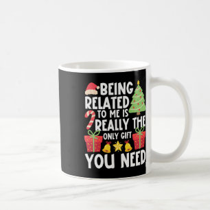 Taza De Café Estar Relacionado A Mí Divertidos Navidades Famili
