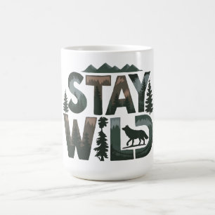 Taza De Café Estar salvaje - Diseño inspirado en la naturaleza