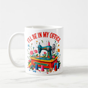 Taza De Café Estaré en mi oficina, Gracioso regalo de peluquerí