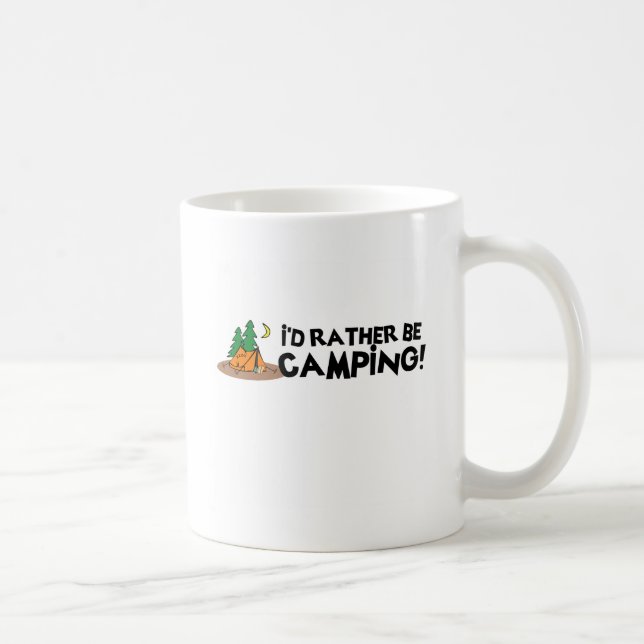 Taza De Café Estaría acampando bastante (Derecha)