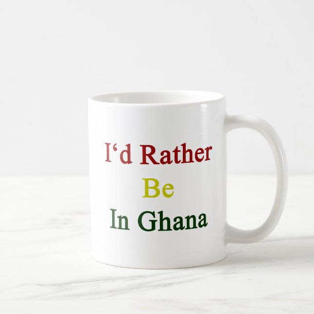 Taza De Café Estaría bastante en Ghana (Derecha)