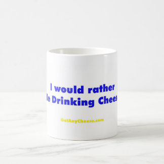 Taza De Café Estaría bebiendo bastante el queso
