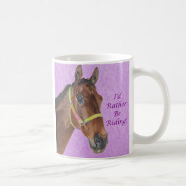 Taza De Café ¡Estaría montando bastante! Caballo