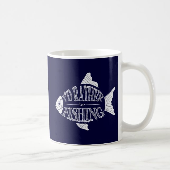 Taza De Café Estaría pescando bastante (Derecha)