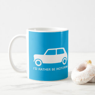 Taza De Café Estaría viajando en automóvili bastante Mini