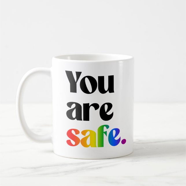 Taza De Café Estás a salvo (Izquierda)