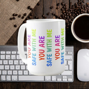 Taza De Café Estás A Salvo Conmigo - Classic Affirmation Mug