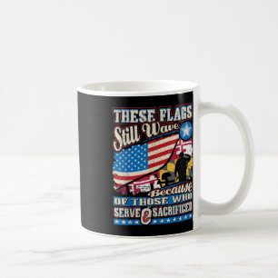 Taza De Café Estas Banderas Siguen Oleando Camisa, Maryland Mem
