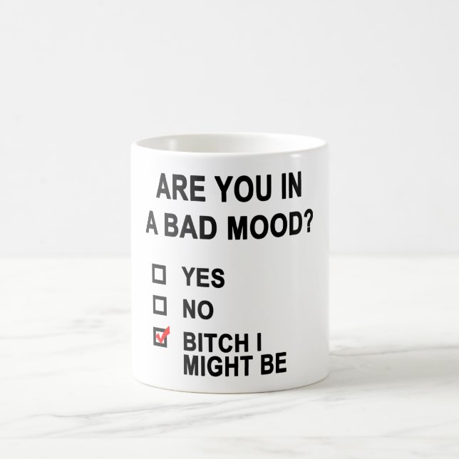Taza De Café ¿Estás En Mal Ánimo? (Centro)