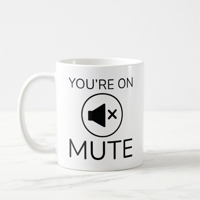 Taza De Café Estás en silencio (Izquierda)