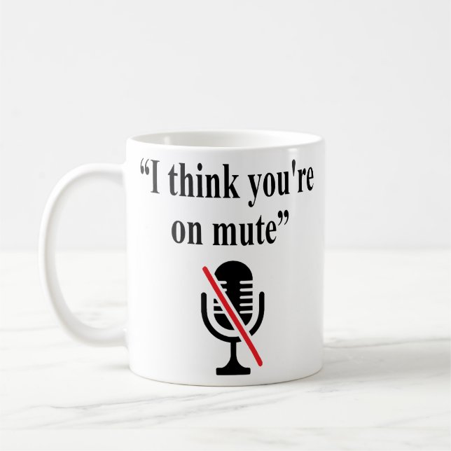 Taza De Café Estás en silencio, creo que estás en silencio (Izquierda)