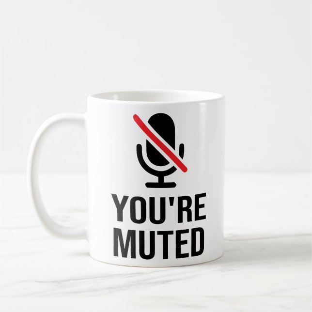 Taza De Café estás mudo, silenciado (Izquierda)