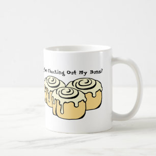 Taza De Café ¿ESTÁS REVISANDO MIS BUNES? Cita cómica de Pun