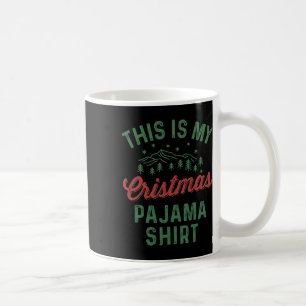 Taza De Café Estas Son Mis Navidades Pajama Funny Hombres Mujer