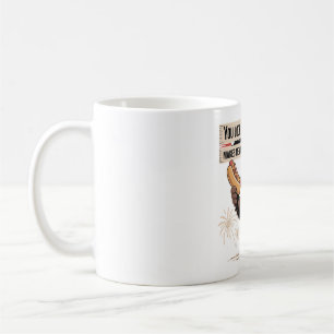 Taza De Café Estatua Águila, Perro caliente, 4 de julio, arte g