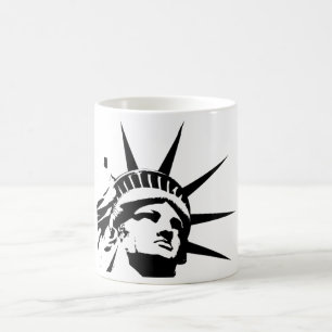 Taza De Café Estatua de América de la libertad