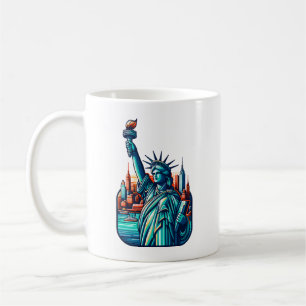 Taza De Café Estatua de la Libertad de Nueva York