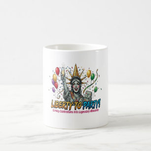 Taza De Café Estatua de la Libertad para celebrar con diversión